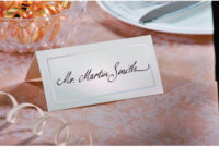 Elegant Amscan Templates For Personalized Place Cards