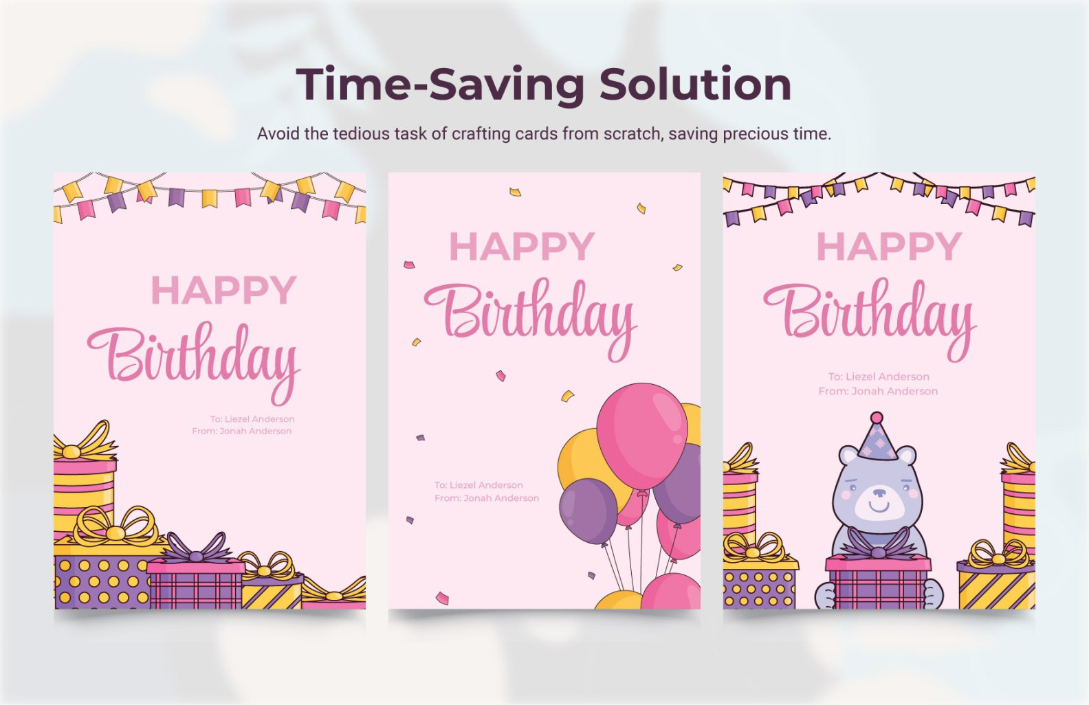 Birthday Greeting Card Template in Word, PSD, Publisher - Download