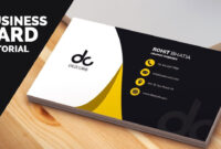 Professional Business Card Template For Photoshop CS6