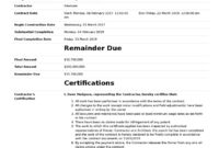 Practical Completion Certificate Template UK