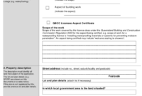 Certificate Of Inspection Template