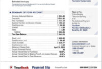 Credit Card Statement Template