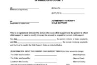 Mutual Child Support Agreement Template