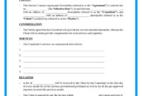 Freelance Consulting Services Agreement Template