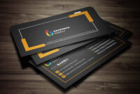 Elegant Business Card Templates For Professional Photographers