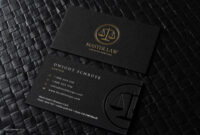 Professional Legal Business Card Templates: Free And Customizable