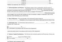 Free General Partnership Agreement Template: A Simplified Approach