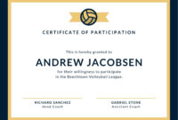 Athletic Certificate Template: A Formal Document For Recognizing Athletic Achievement