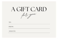 Free Fillable Gift Certificate Template For Formal Occasions