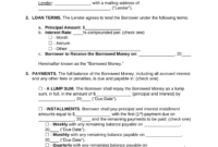 Free Installment Promissory Note Template