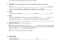 Free Residential Lease Agreement Template