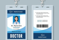 Hospital Identification Card Template