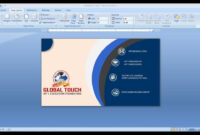 Business Card Template For Word 2007: A Professional Guide