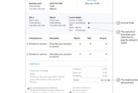 Sales Invoice Terms And Conditions Template