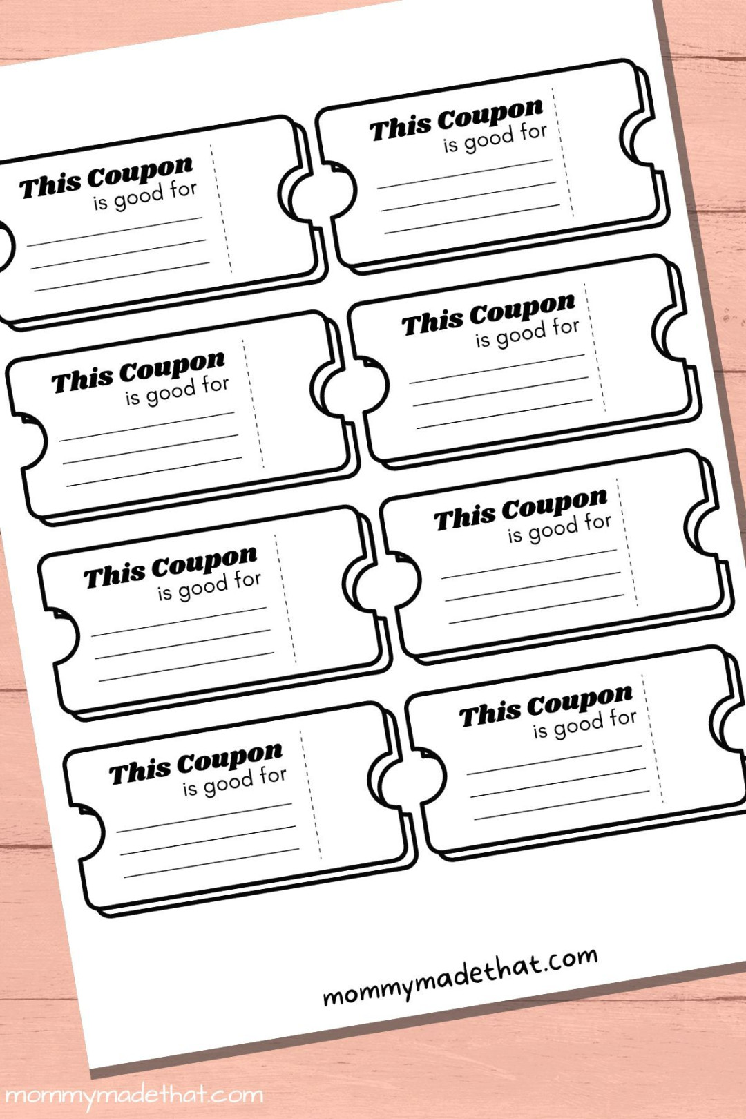 Lots of Blank Coupon Templates (Free Printables!)