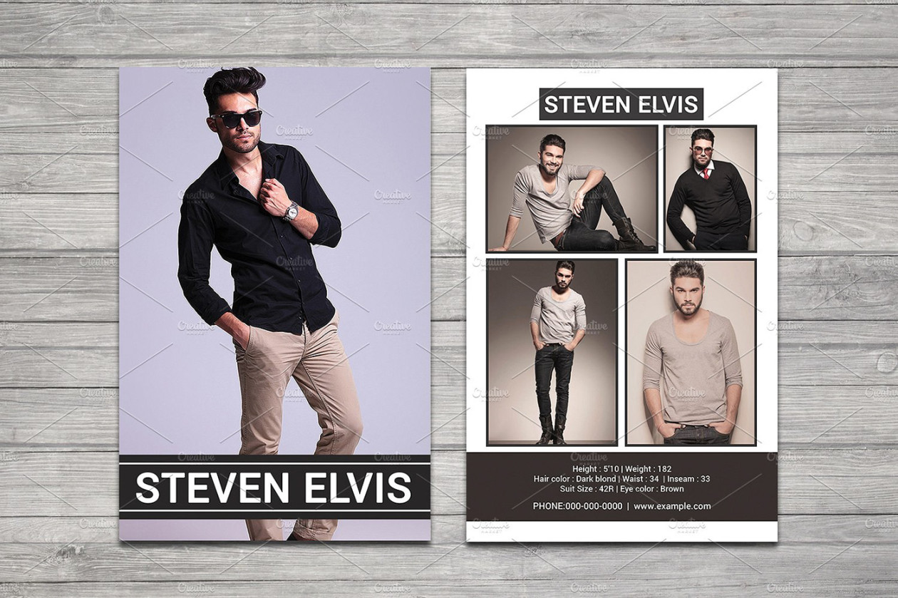 Model Comp Card :: Behance