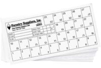 Orienteering Control Card Template Guidelines