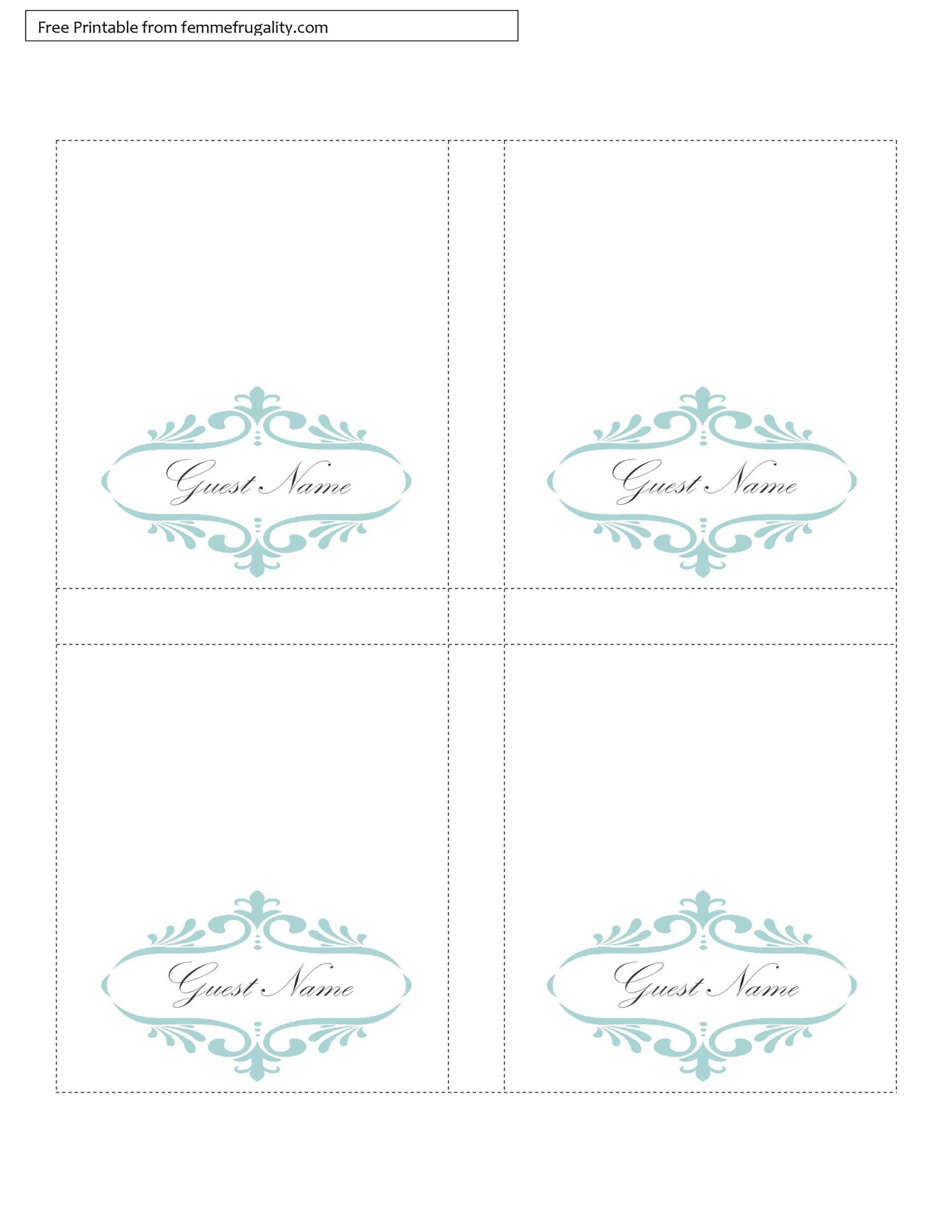 Printable Table Tent Templates and Cards ᐅ TemplateLab