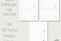 4×6 Note Card Template: A Formal Guide