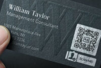 QR Code Business Card Template: A Modern And Professional Approach