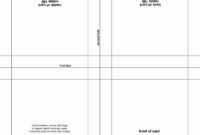 Blank Quarter Fold Card Template: A Versatile Design For Formal And Informal Occasions