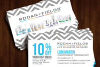 Rodan + Fields Business Card Template: A Professional Branding Tool