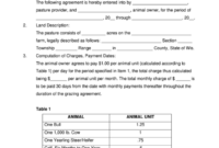 Ranch Lease Agreement Template