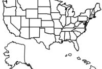 A Blank Template Of The United States