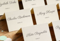 Elegant Paper Source Templates For Exquisite Place Cards