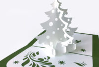 A Three-Dimensional Christmas Tree Card Template