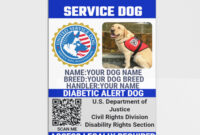 Service Dog Certification Template