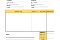 Taxi Cab Receipt Template