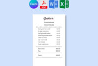 Thermal Printer Receipt Template Design Guidelines