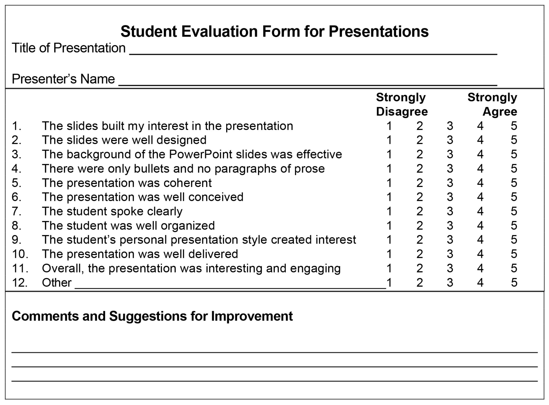 Use Clear Criteria and Methodologies When Evaluating PowerPoint